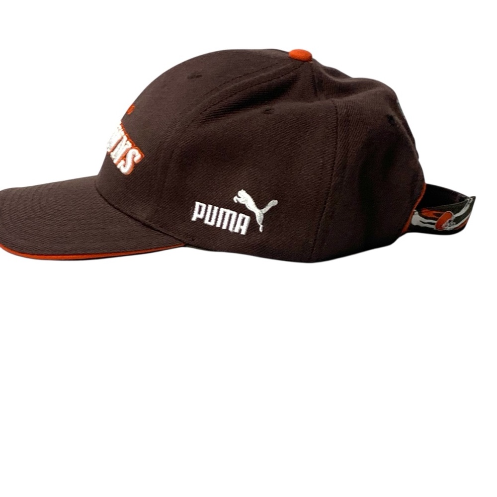 Cleveland Browns NFL Pro Line Authentic Brown Cap – Puma, One Size Velcro Closu - Picture 5 of 12